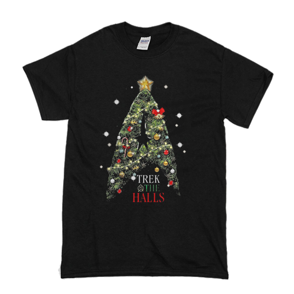 Trek The Halls Christmas t shirt