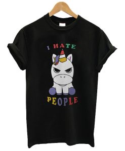 Baby Unicorn I Hate People t shirt