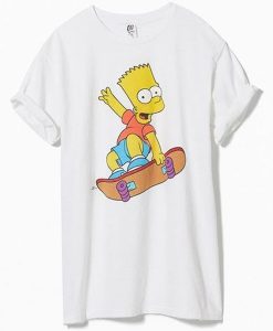 Bart Simpson Skateboard t shirt