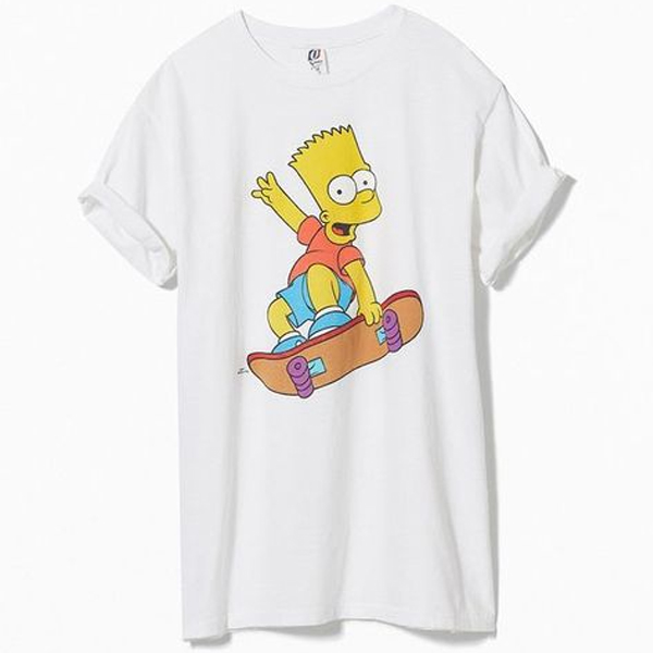 Bart Simpson Skateboard t shirt