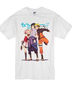 Sasuke, Naruto, Sakura t shirt