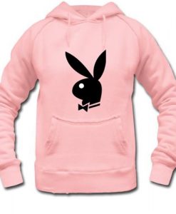 pink playboy hoodie