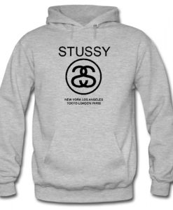 stussy logos hoodie