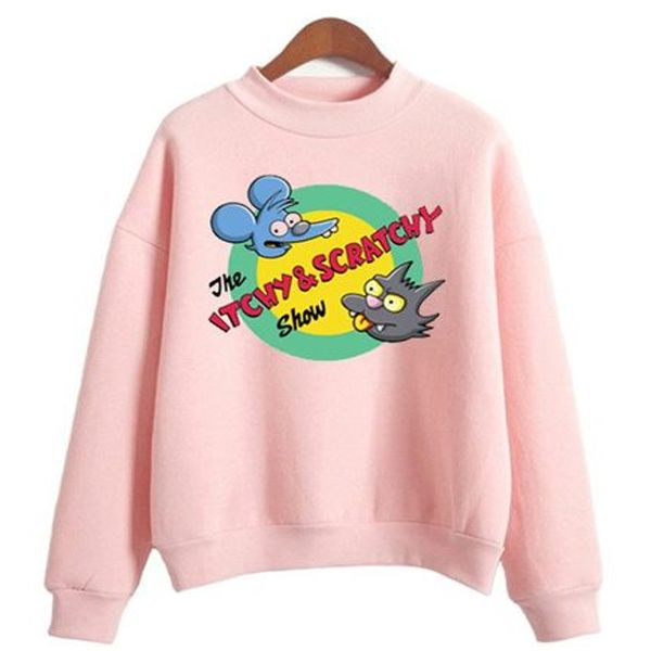 the itchy and scratchy show sweatshirt