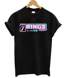 Ariana Grande 7 Rings Logo t shirt