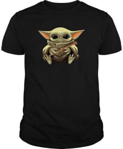 Baby Yoda Hug Clarinet t shirt