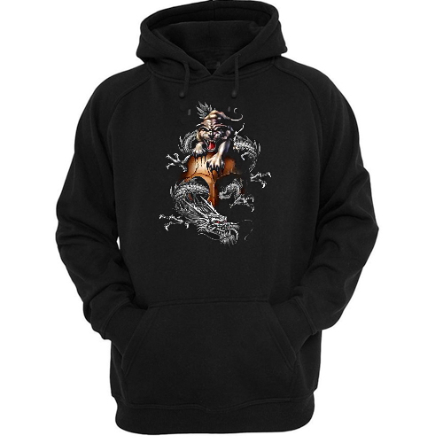 Chinese Tiger and Dragon hoodie