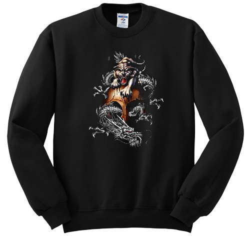 Chinese Tiger and Dragon sweatshirt