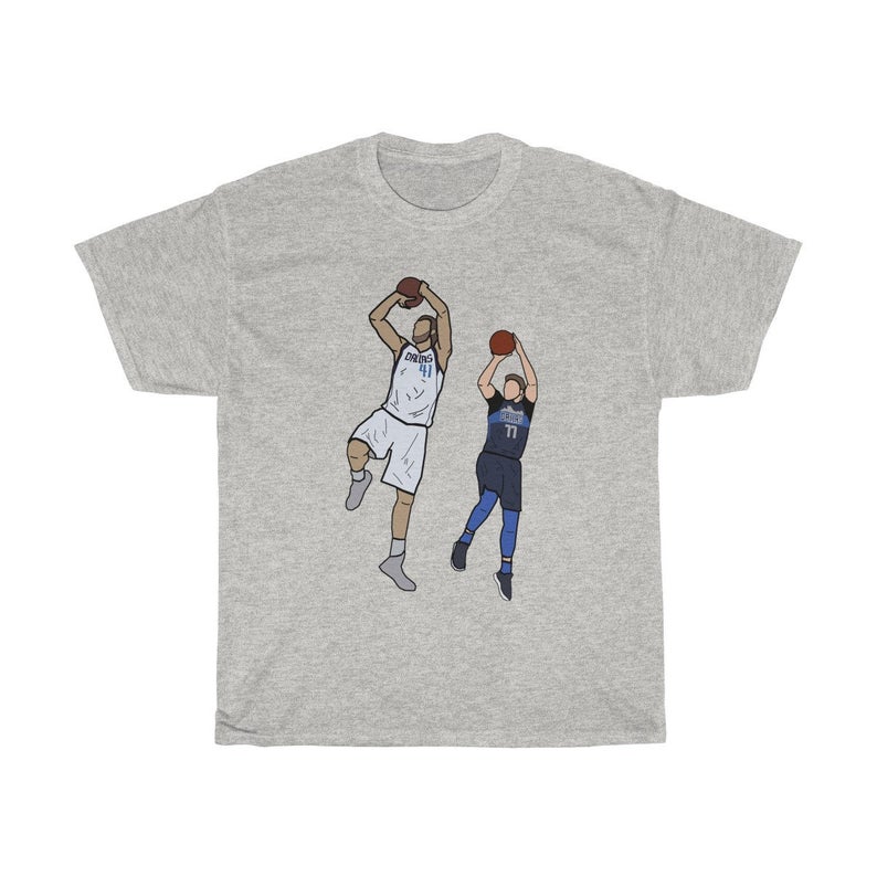 Dirk Nowitzki Luka Doncic t shirt