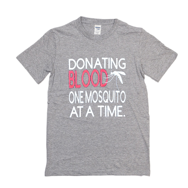 Donating blood On Mosquito t shirt