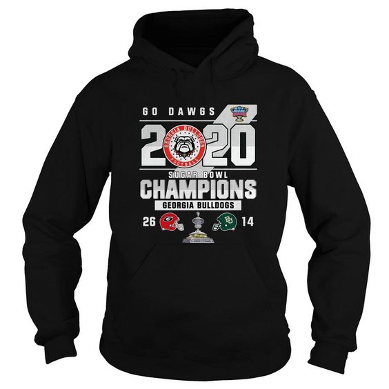 Go Dawgs 2020 Sugar Bowl Champions Georgia Bulldogs hoodie