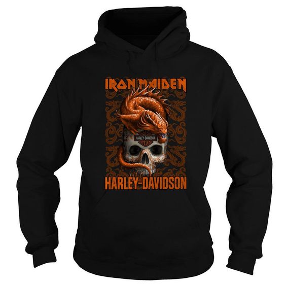 Iron Maiden Harley Davidson hoodie