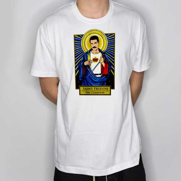 Pray to Saint Freddie the Champion t shirt
