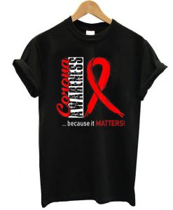 Virus Corona Awareness Because It Matters t shirt