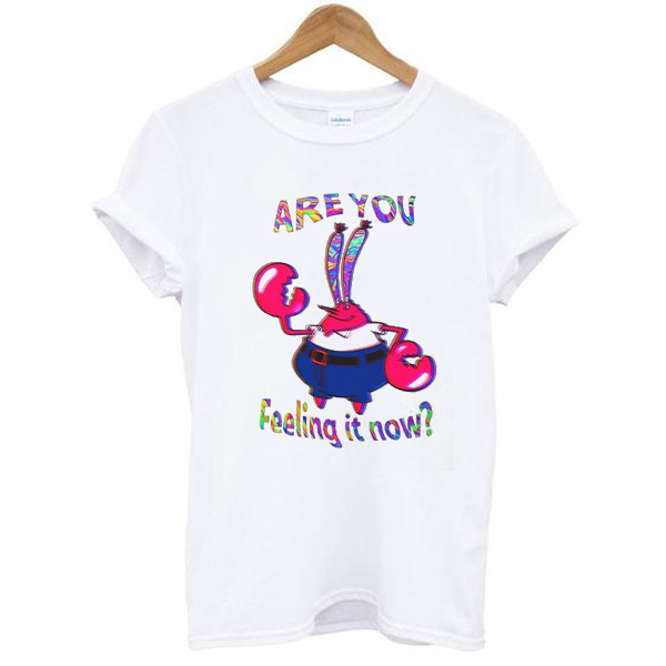 Are You Feeling It Now Mr Krabs t shirt
