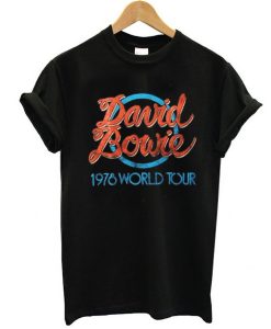 David bowie 1978 world tour t shirt