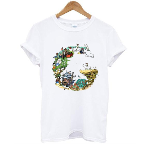 Dragon Studio Ghibli t shirt