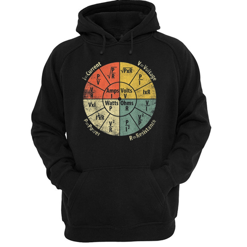 Electrical Diagrams Electronics Engineer Vintage Version hoodie