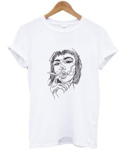 Figure Embroidered t shirt