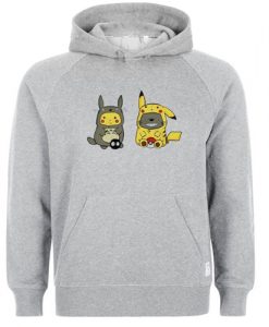 Funny Totoro Pikachu hoodie