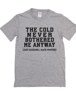 I hate winter Frozen t shirt