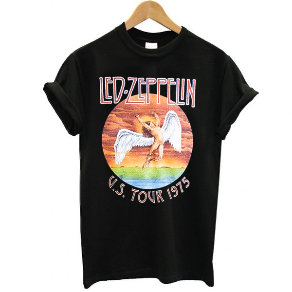 Led Zeppelin tour 1975 t shirt