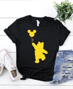 Pooh Mickey Balloon t shirt