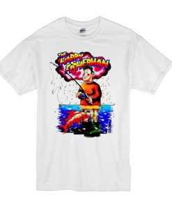 The Happy Fisherman Fishing t shirt