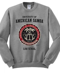 University of American Samoa Law School sweatshirt