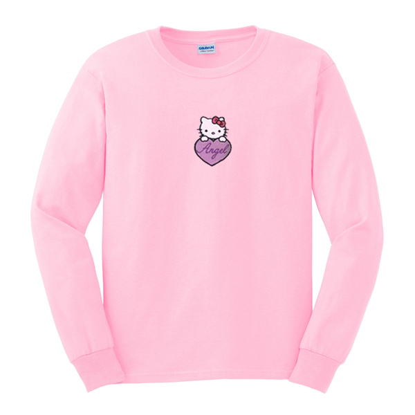 hello kitty angel love sweatshirt