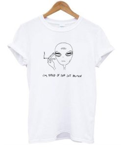 I'm Tired Of Your Shit Human Alien t shirt