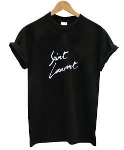 Saint Laurent Signature t shirt