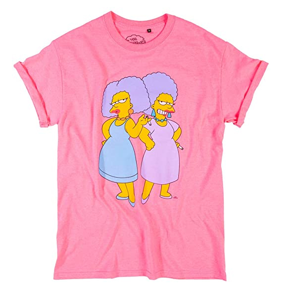 Women's Hot Pink The Simpsons Patty t shirt