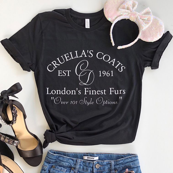 cruella's coats t shirt