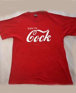 Enjoy Cock Coca Cola t shirt