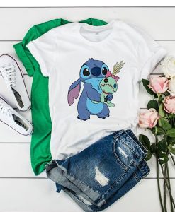 Lilo & Stitch Ohana Stitch & Scrump Girls t shirt