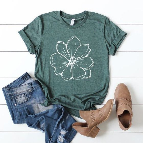 Magnolia Flower t shirt