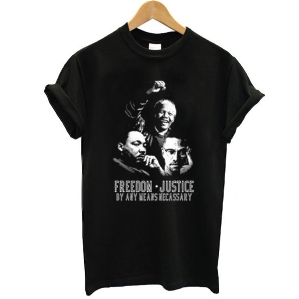 Mandela, Martin Luther King Malcolm t shirt