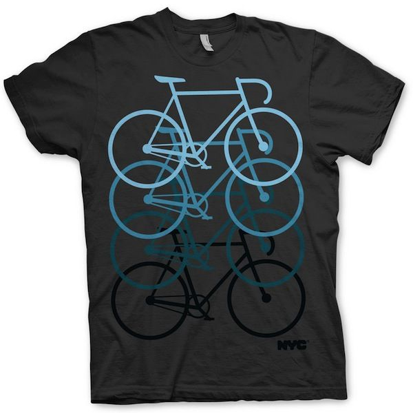 Nyc Pushing Track Bike t shirt