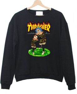 Rick and Morty Thrasher sweatshirt