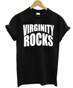Virginity Rocks Crewneck t shirt