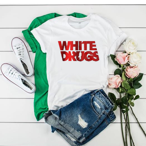 White Drugs t shirt
