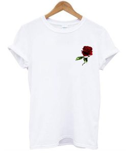 pocket rose t shirt