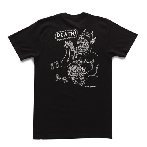 Altamont X Daniel Johnston Death t shirt back