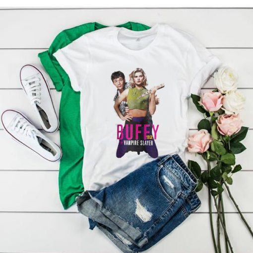 Buffy The Vampire Slayer Luke Perry Kristy Swanson t shirt