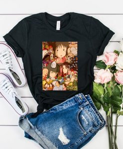 All Characters In Spirited Away t shirt