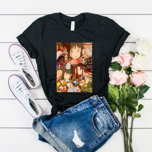 All Characters In Spirited Away t shirt