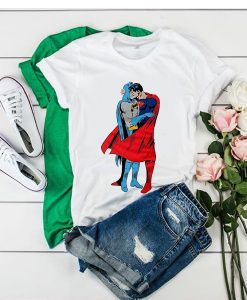 Batman VS Superman Kissing t shirt