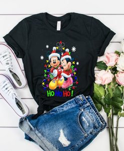 Disney Mickey and Minnie Ho Ho Ho t shirt