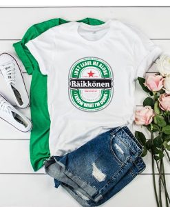 Raikkonen Heineken t shirt